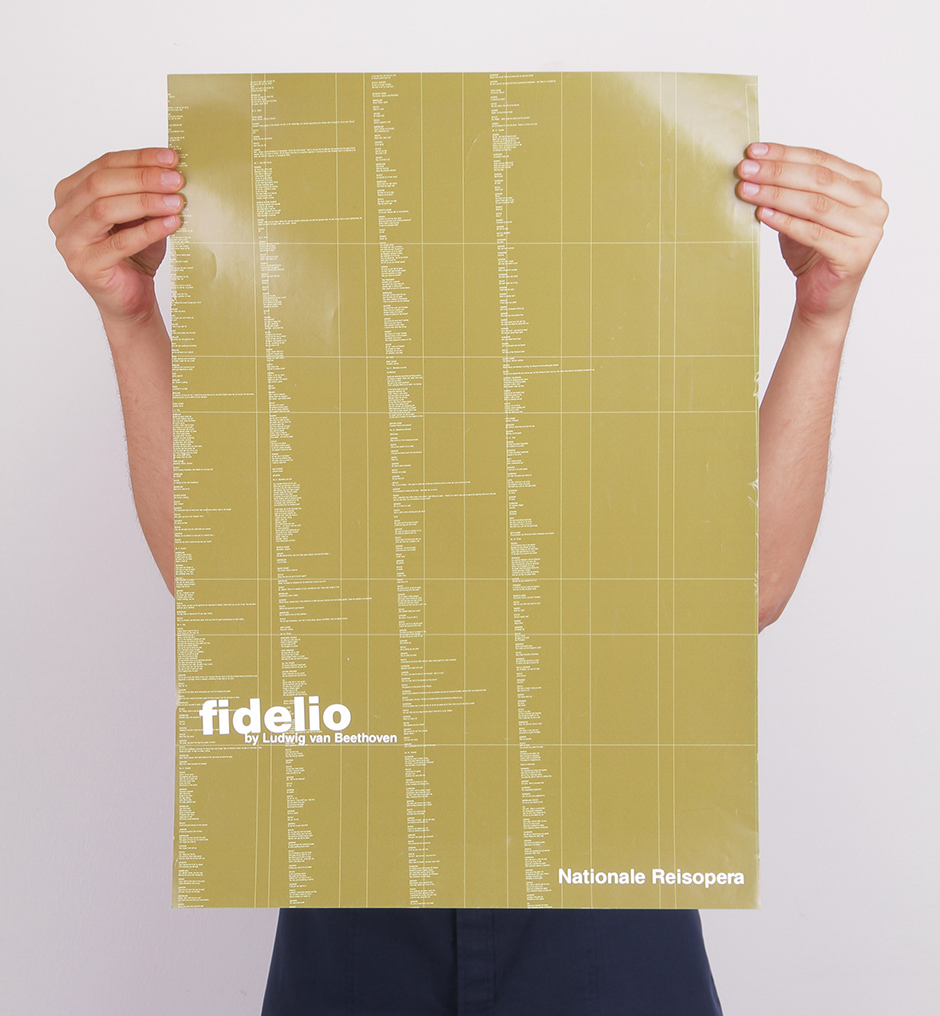 Poster design pour l'opéra Fidelio