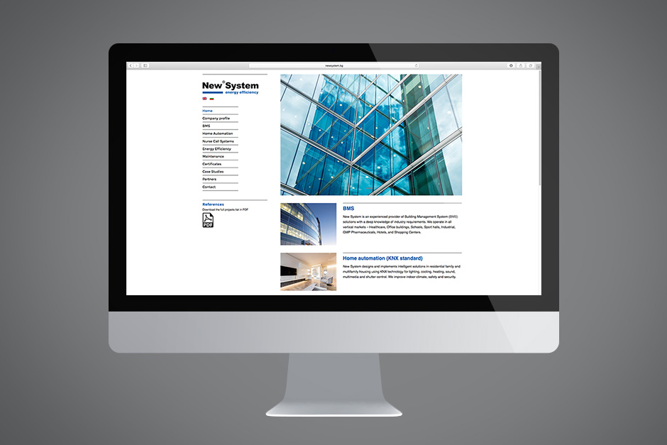Homepage für einen Anbieter von Gebäudemanagement