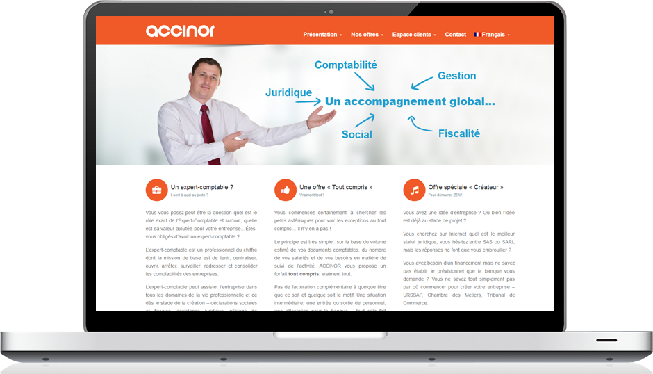 Дизайн на уеб сайт за счетоводител