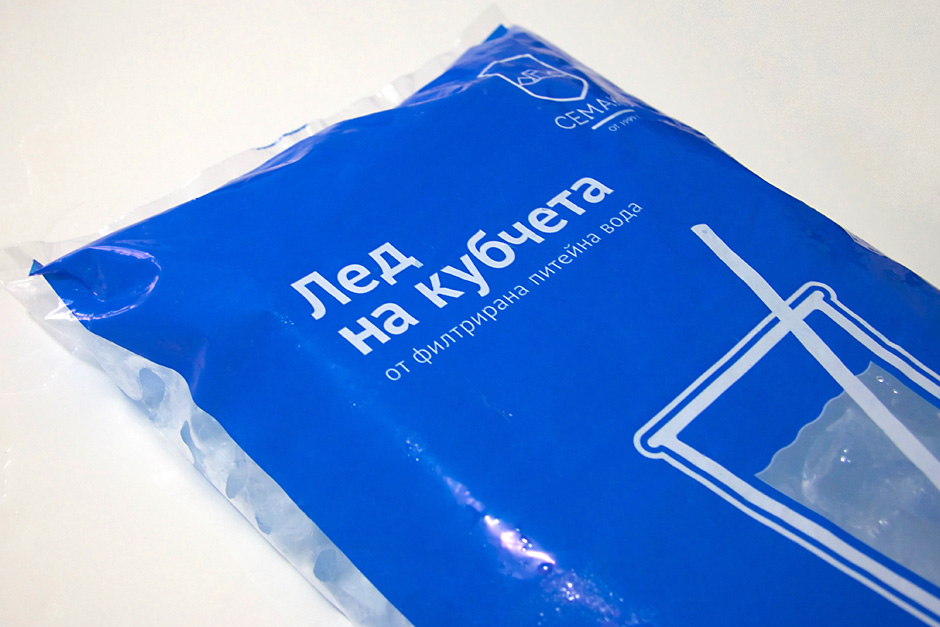 Дизайн на опаковка за лед на кубчета