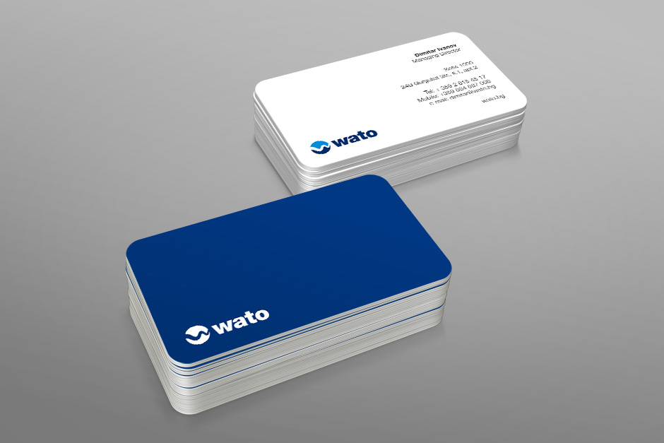 Дизайн на визитки за стартъп